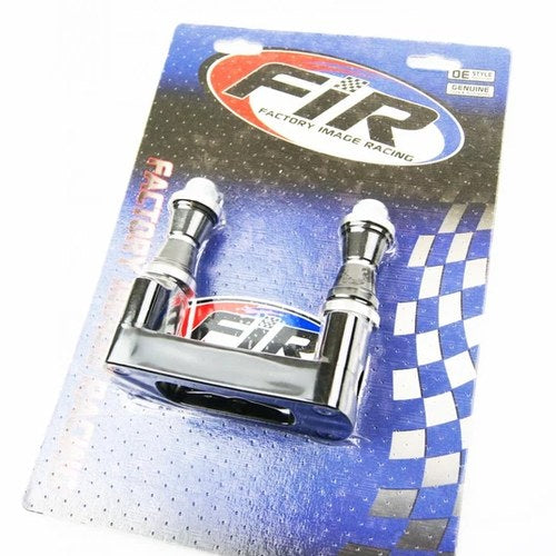 Steering Bar Clamp 22.2mm Black, 100mm Mounting, M10 Bolts