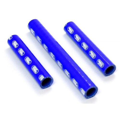 Samco Hose Kit Husaberg TE300 13-14, Thermostat Bypass, 3 Piece Kit, Blue
