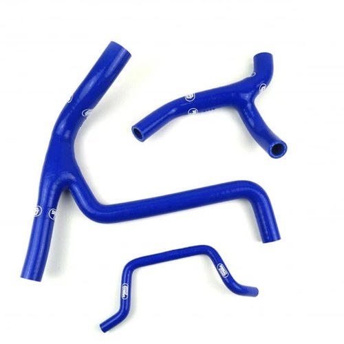 Samco Hose Kit Kawasaki KX450F 2010-2011, 3 Piece Kit, Blue, KAW-41-BU