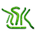Samco Hose Kit Kawasaki KX250 1992-1993, 6 Piece Kit, Green, KAW-75 GN