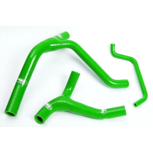 Samco Hose Kit Kawasaki KX450F 06-08, KLX450R 07-15, 3 Piece, Green, KAW-23 GN