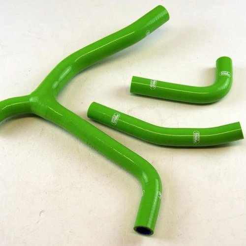 Samco Hose Kit Kawasaki KX250F 2021-2023 Y Design, 3 Piece Kit, Green, KAW-99 GN