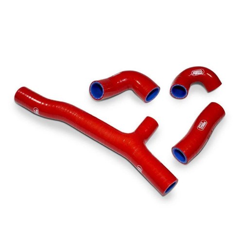 Samco Hose Kit GASGAS 250/300 2T 21-23 OEM, 4 Piece Kit, Red, KTM-113 RD