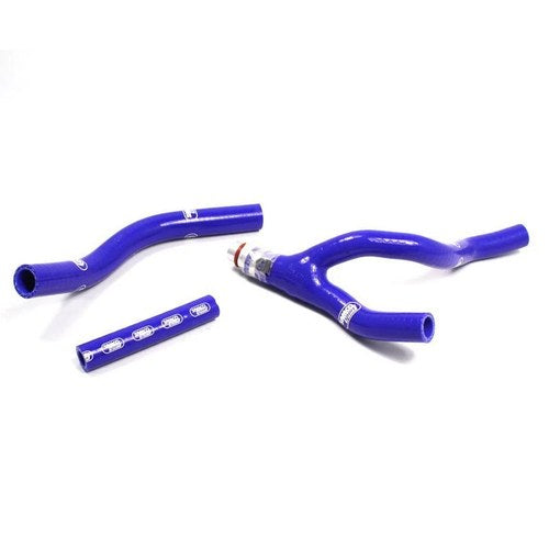 Samco Hose Kit Yamaha YZ250F 2014-2018 'Y' Piece Race Design, 4 Piece Kit, Blue