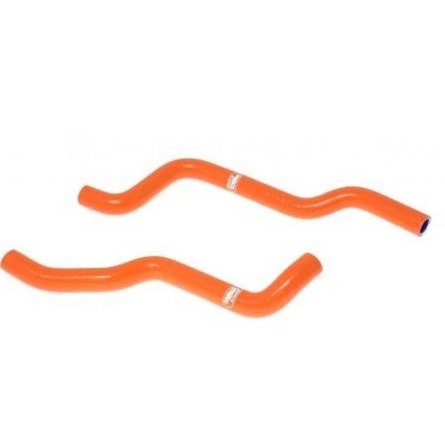 KTM 450/505 SX Samco 2 Piece Radiator Hose Kit 09-13 Orange, KTM-27-OR