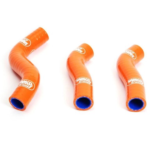 Samco Hose Kit KTM 250 SX-F 2007-2010, 3 Piece Kit, Orange, KTM-7 OR