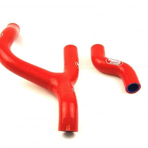 Samco Hose Kit Husq FC250/350 14-15 Y Race Design, 2 Piece Kit, Red