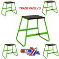 Pack 5 Bike Stands Green, 440mm Tall, Light Weight, MX