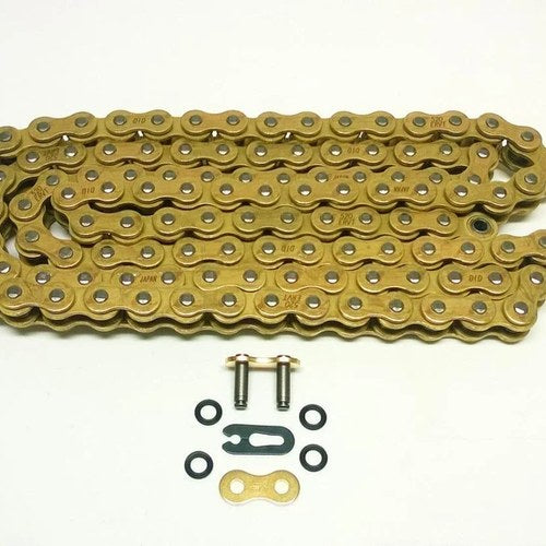 Did 520ERVT X-RING Chain 116L, Gold & Gold Links, DID520ERVTGG116
