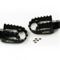 Foot Peg Alloy Yamaha PW50 81-23 PW80 83-06, CNC, Black