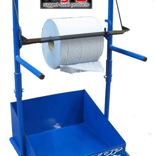 H/D Roll Holder + 1 Roll (BLUE)