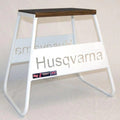 Stand 440mm White Husqvarna Logo, MX Logo Stand, Show Room Stand