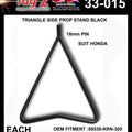 Triangle Side Prop Stand Black, Honda For 18mm OR Bigger Rear Spindles