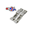 Number Plate Clip ON Plate Holder, Stainless Steel / Pair, Trailer Plate Holder