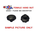 M8 Hand Nut Female 45x30 Each