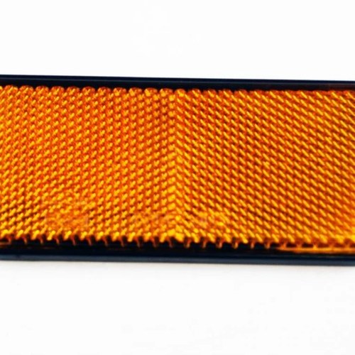 Amber Reflector 95 x 36mm, Self Adhesive / Each, DF-TR015 / EL5220 / 16049