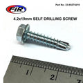 4.2x19mm Self Drilling Screw, Tek Tec / Each, Drilling Capacity 1.2mm - 3.5m