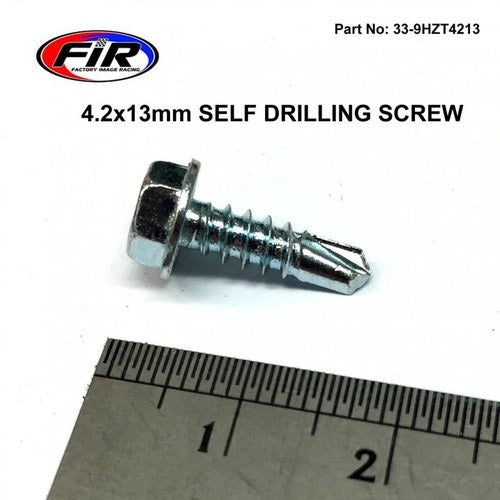 4.2x13mm Self Drilling Screw, Hex Tek Tec / Each, Drilling Capacity 1.2mm - 3.5m