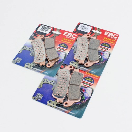 Ebc HH Sintered Brake Pad Set for 2014-15 Honda GL1800C Valkyrie Front Rear 3 Pr