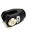 Brake Clevis Rear Black YZ125/250 03-12 YZF250/450 03-12, CNC Alloy