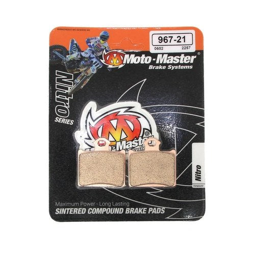 Brake Pads Sintered Nitro, MOTO-MASTER 096721, 39-602, FA602