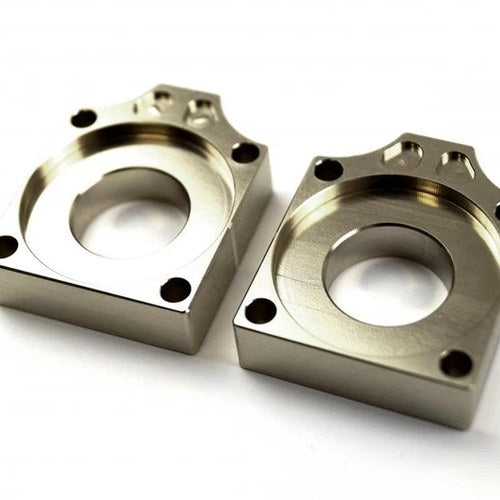 Chain Adjuster Axle Blocks Honda CRF150R 07-23 Titanium
