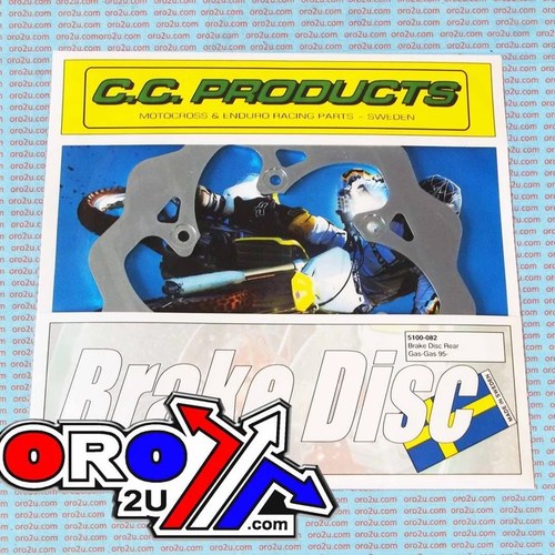 Disc Brake Rear GASGAS 95-ON, CROSS-CENTER Product 5100-082, 40-171.WAVE