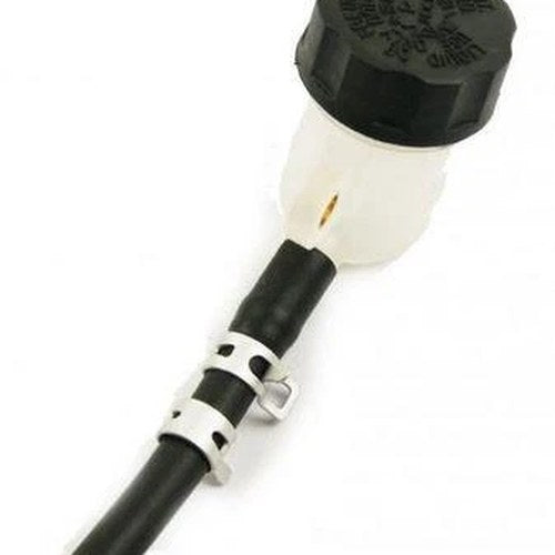 Rear Brake Fluid Reservoir Round With Cap and short pipe., Fir