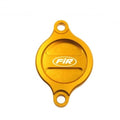 Oil Filter Cover Yellow Alloy Suzuki Rmz 250 07-23, RMZ450 05-24, RMX450Z 10-19