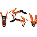 KTM SXF/SX 2011-2012, Exc 2012-2013 DREAM-4 Full Team Decal Kit, Blackbird