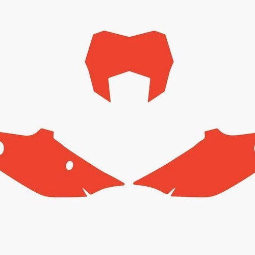 Red Backgrounds GASGAS EC125-300 2014-2017, EC-F 250-450 2014-2017