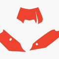 Red Backgrounds KTM Exc 125-250 2012-2013, EXC-F 250-450 2012-2013
