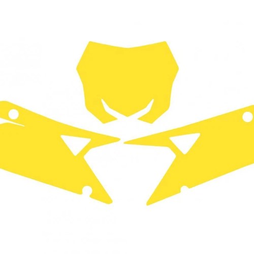 Yellow Backgrounds Suzuki RM-Z250 2019-2020, RM-Z450 2018-2020