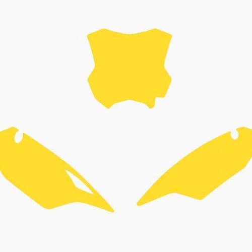 Yellow Backgrounds Kawasaki KX250F 2017-2019, KX450F 2016-2018