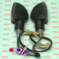 Universal LED Arrow Indicators, Smoked Lens, Pair, Short Stem