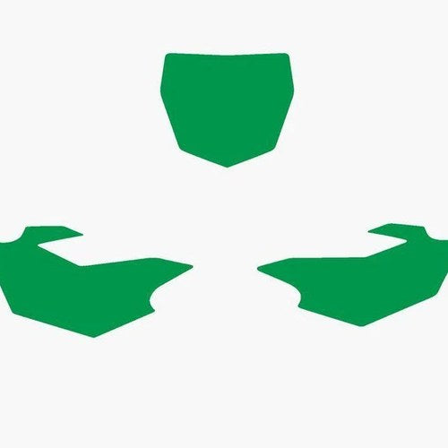 Green Backgrounds Yamaha YZ250F 2014-2018, YZ450F 2014-2017