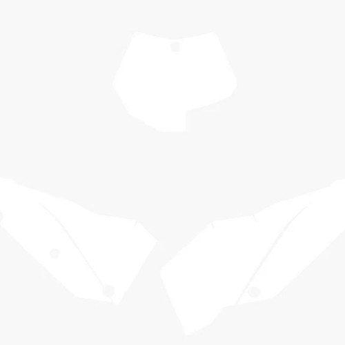 White Backgrounds KTM SX125-250 07-10, SX-F 250-450 07-10