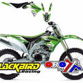 Kawasaki KX-F450 2009-2011 Dream 3 Decal Kit, Blackbird