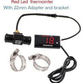 Water Temperature Gauge LED + 22mm Hose Connector
