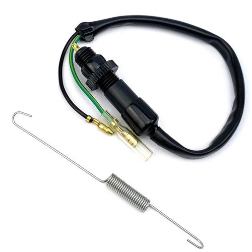 Universal Rear Stop Switch With Wires And Spring