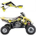 Suzuki LTR450 2006-2011, Dream 2 Yellow Decal Kit
