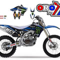 Yamaha YZ-F450 2010-2013, Monster Energy 3 Decal Kit
