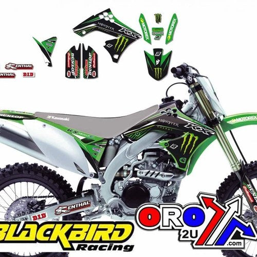 Kawasaki KX-F450 2009-2011, Monster Energy Decal Kit