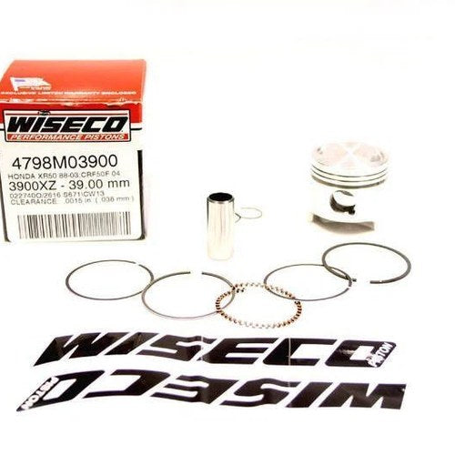 Wiseco 39.5mm Piston Kit Honda CRF50 04-13, XR50R 00-03, Z50R 88-99