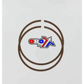 Wiseco Piston Rings 91mm Honda CR480 1982-1983, CR500 1984-2001