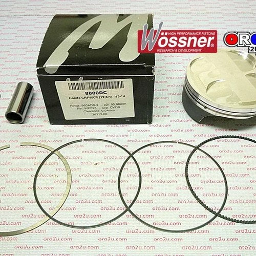 Wossner 96mm Piston Kit A, Honda CRF450R 2013-2016, H/C 13.8:1