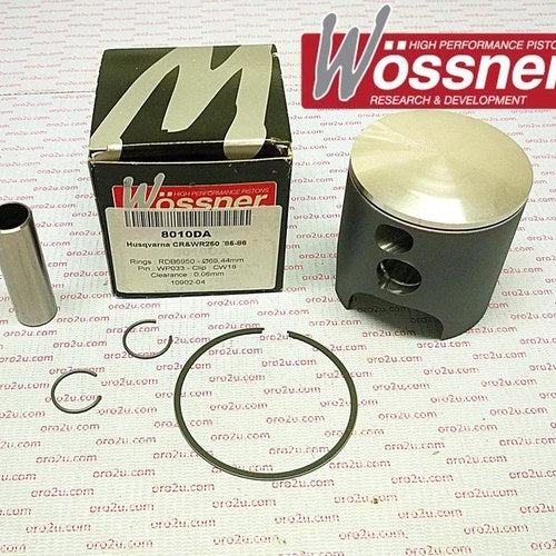 Wossner 71.5mm Piston Kit Husqvarna CR250 85-86, WR250 85-86