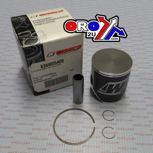Wiseco 54mm Piston Kit C, Suzuki RM125 2004-2008, Racing GP
