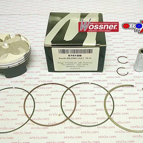 Wossner 77mm Piston Kit C, Suzuki RM-Z250 2010-2025