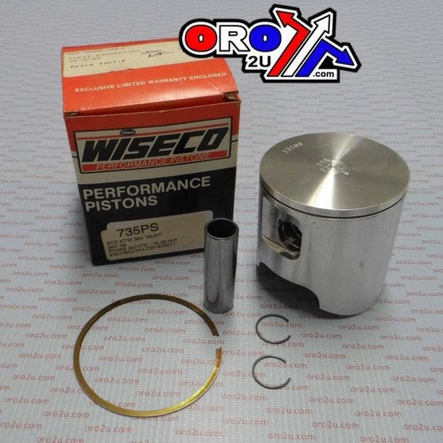 Wiseco 78mm Piston Kit KTM 360 1996-1997, 380 1998